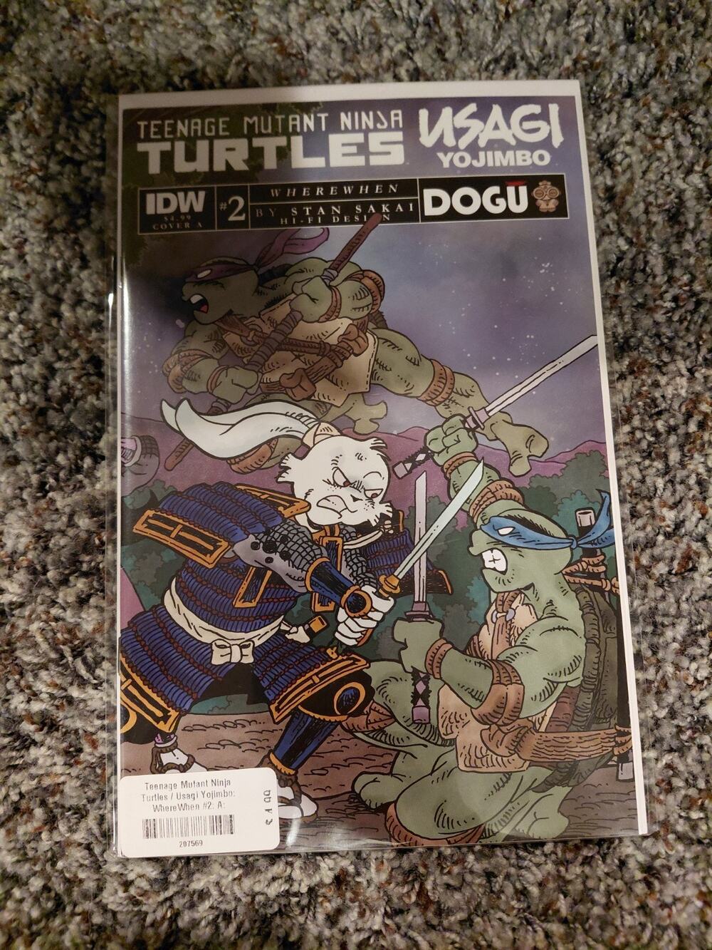 Teenage Mutant Ninja Turtles / Usagi Yojimbo: Wherewhen #2 (IDW Publishing...